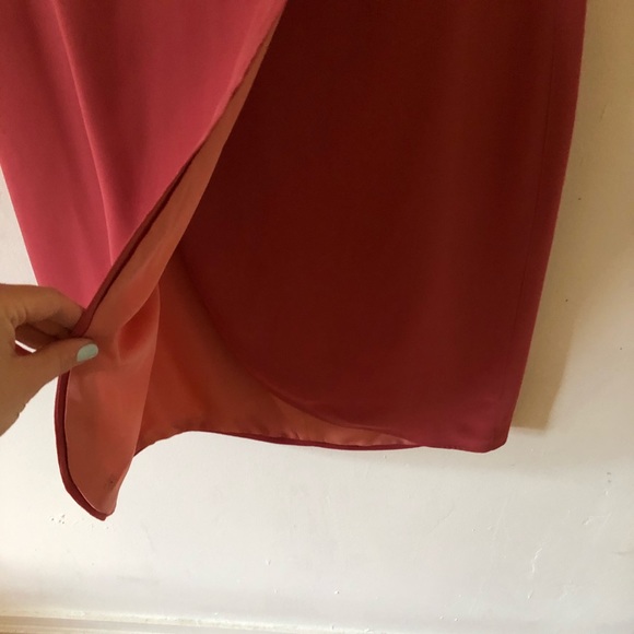 J Crew peachy mauve wrap skirt. Size 4 - Picture 4 of 4